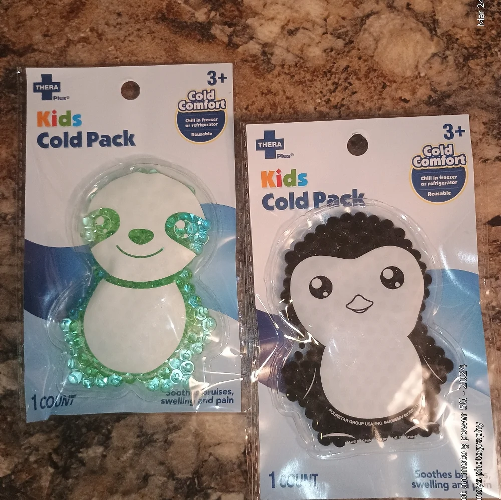 Thera plus kids cold packd Cold comfort. Chill in freezer or refrigerator New - Picture 1 of 4
